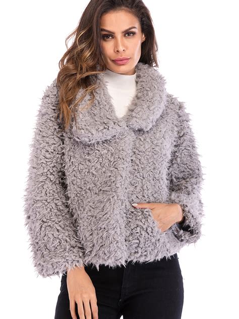 winter faux fur jackets